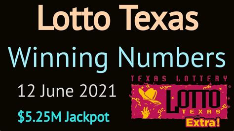 Jackpot Winners. . Tx lottery winning numbers